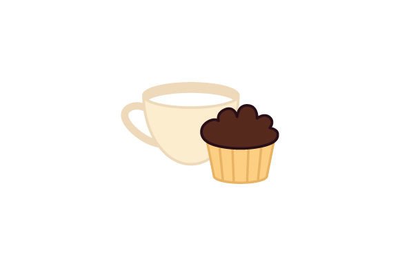 Coffee Cup with Muffin