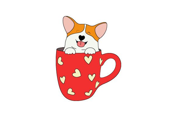 Corgi in a Cup