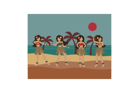 Hawaiian Dance Tumbler Wrap