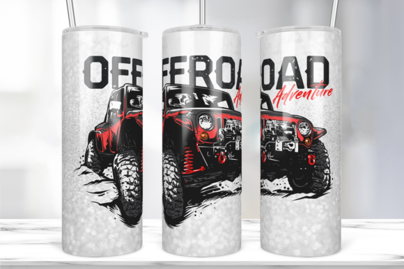 Off Road Sublimation 20oz Tumbler Wrap