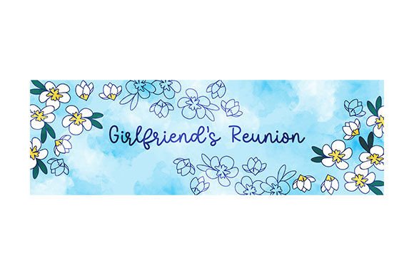 Plumeria Flower Watercolor Wine Tumbler Wrap
